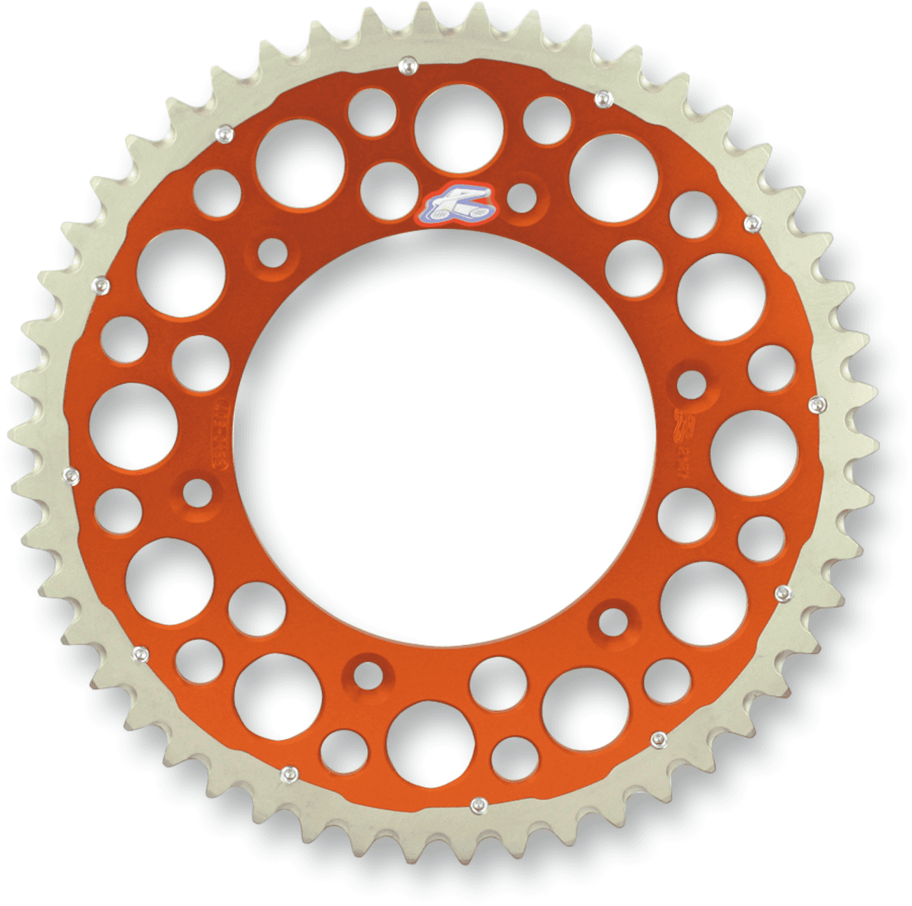 RENTHAL 1210-0983 Twinring™ Rear Sprocket - 48 Tooth - Orange