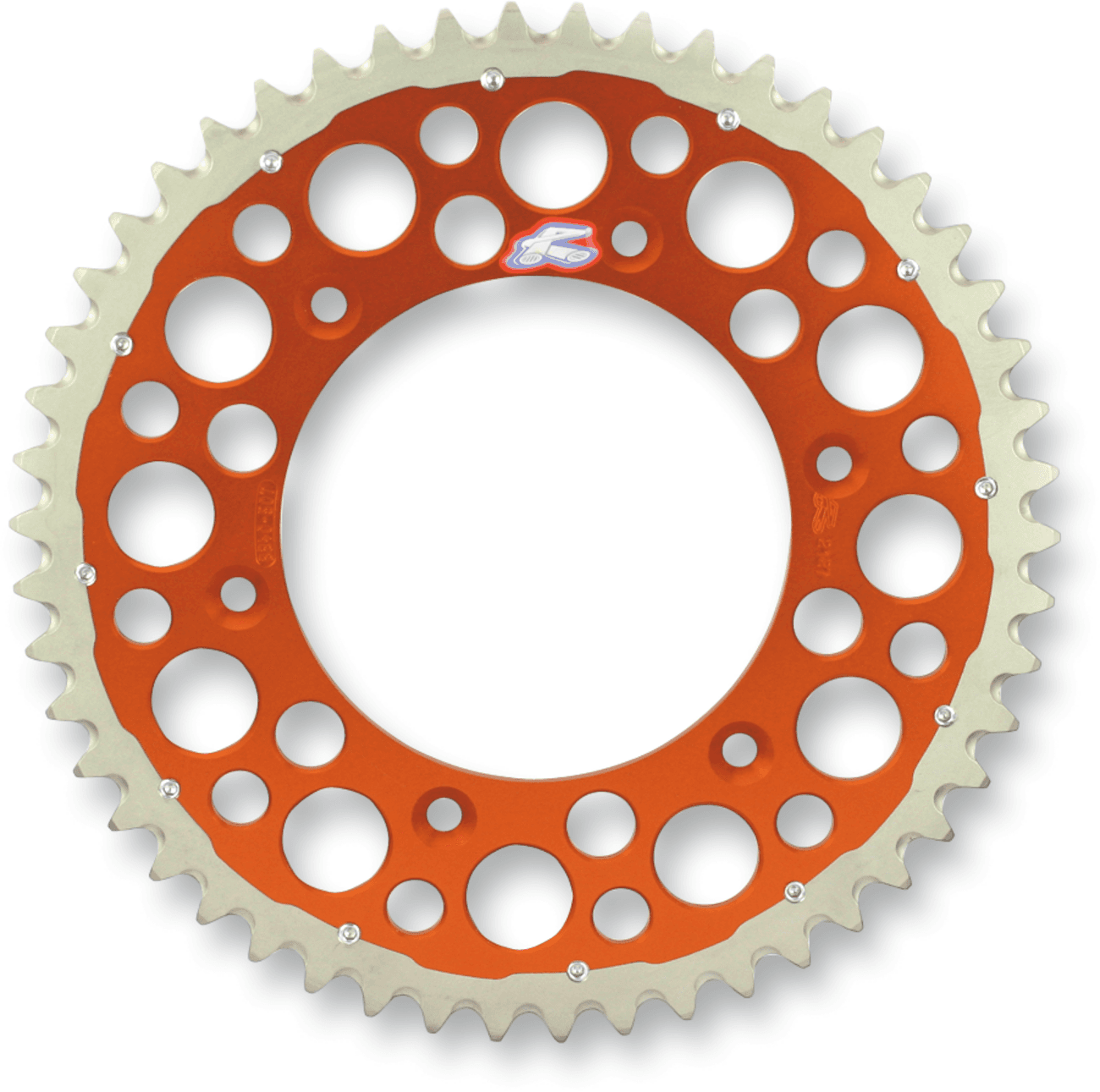 RENTHAL 1210-0983 Twinring™ Rear Sprocket - 48 Tooth - Orange