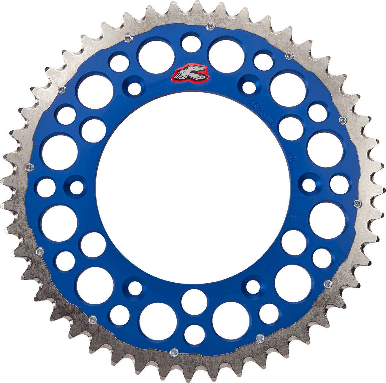RENTHAL 1210-1136 Twinring™ Rear Sprocket - 48 Tooth - Blue