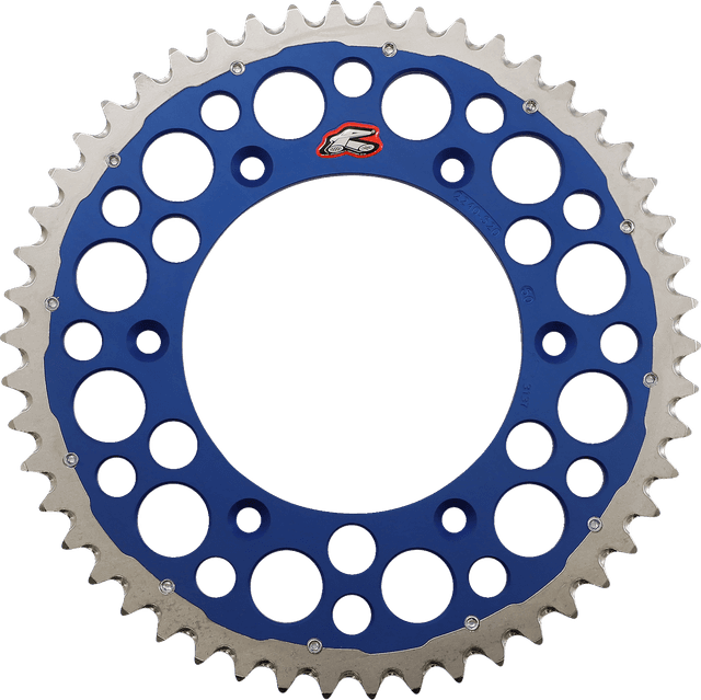 RENTHAL 1210-1137 Twinring™ Rear Sprocket - 50 Tooth - Blue