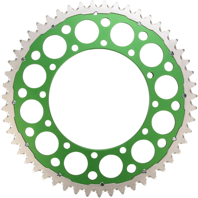 RENTHAL 1210-1141 Twinring™ Rear Sprocket - 51 Tooth - Green - Kawasaki/Suzuki — image 2 of 2