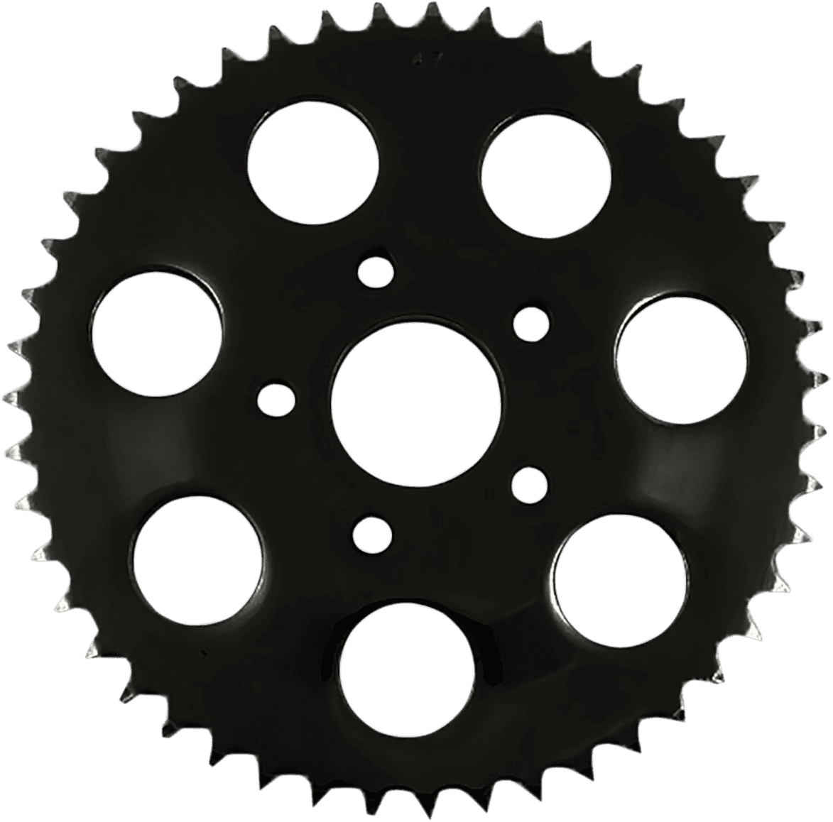 DRAG SPECIALTIES 1210-1832 Rear Sprocket - Flat - 46 Tooth - Black - '86-'99 Big Twin