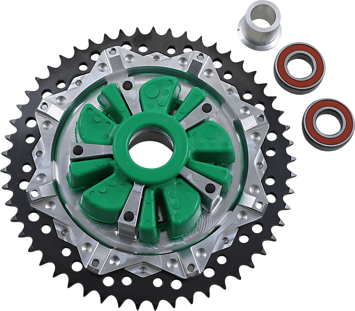 ALLOY ART 1210-2507 Cush Drive Sprocket - Black - 53 Tooth