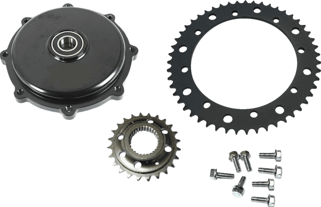 DRAG SPECIALTIES 1210-2665 Conversion Sprocket Kit - Black - M8 Touring