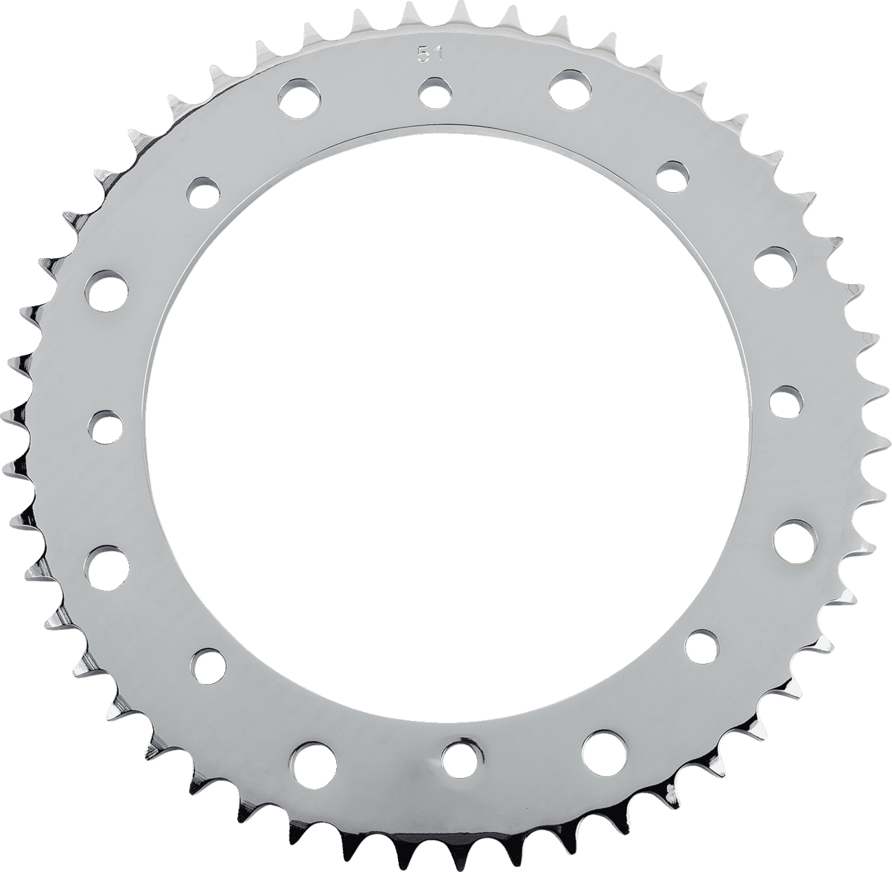 DRAG SPECIALTIES 1210-2668 Rear Sprocket - 51 Tooth - Chrome - Touring/Trike