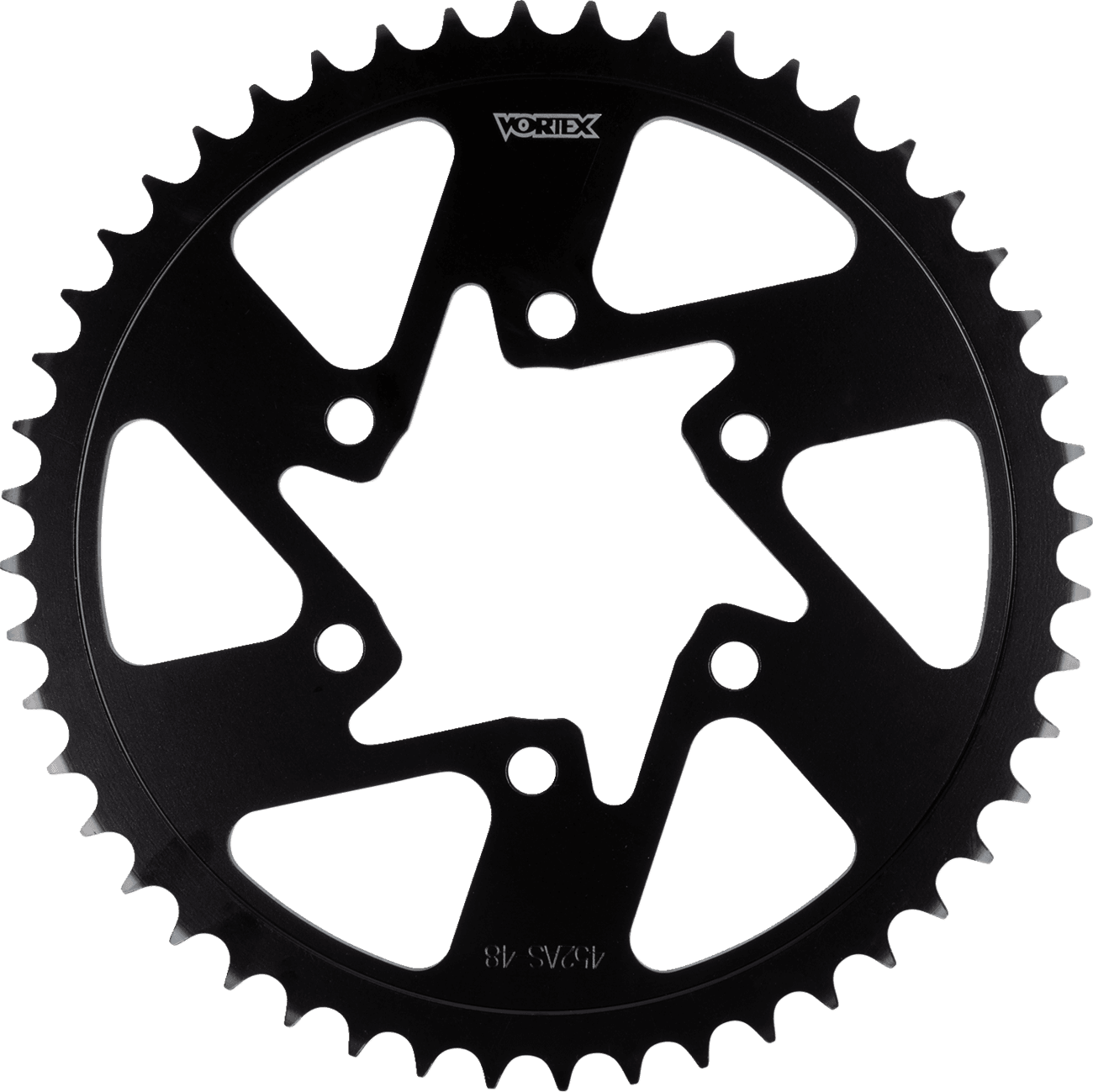 VORTEX 1210-2786 Rear Sprocket - 48 Tooth - Black - Ninja ZX-4RR