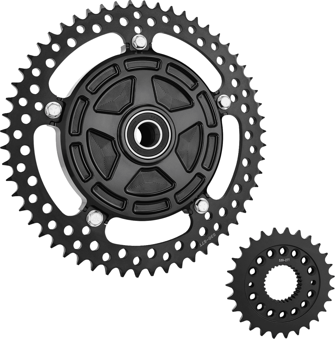 ARLEN NESS 1210-2803 Chain Drive Kit - 27/57 Tooth - Black - FLT/FLH