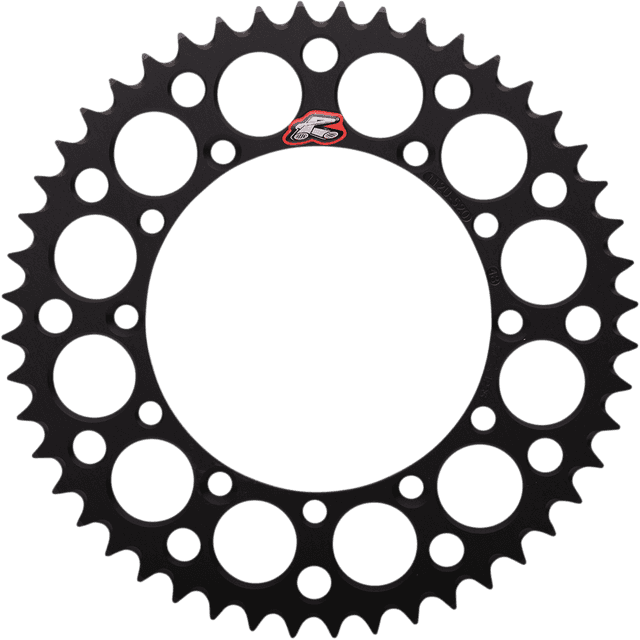 RENTHAL 1211-0015 Rear Sprocket - Aluminum - 48 Tooth - Black - Kawasaki