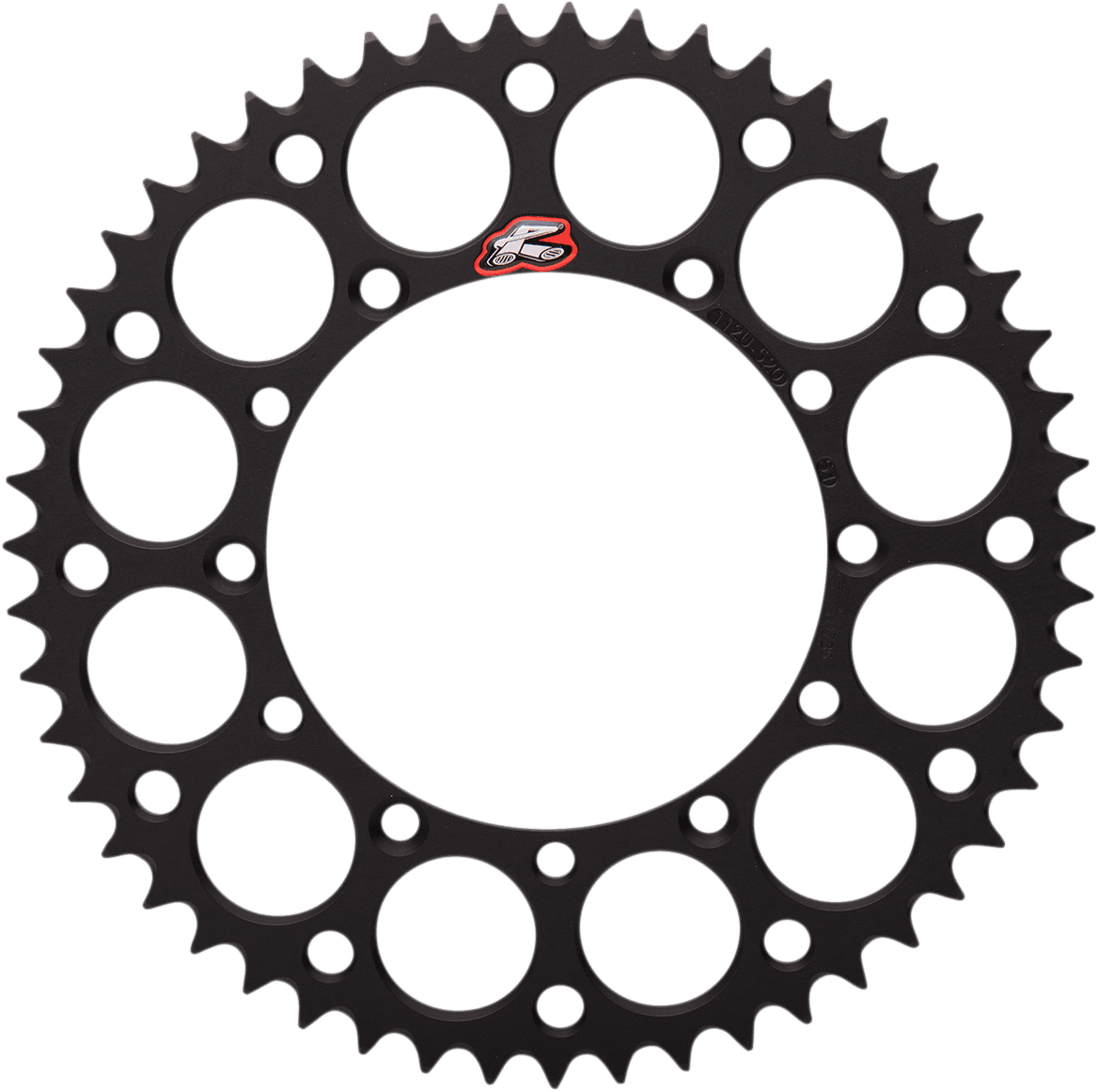 RENTHAL 1211-0018 Rear Sprocket - Aluminum - 51 Tooth - Black - Kawasaki