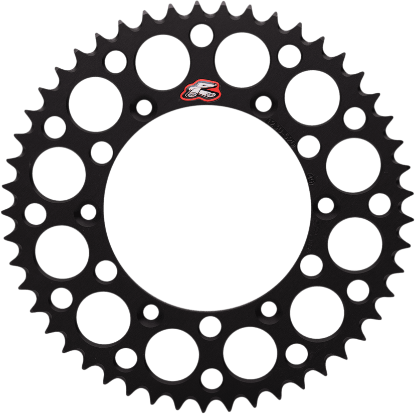 RENTHAL 1211-0021 Rear Sprocket - Aluminum - 49 Tooth - Black - Suzuki