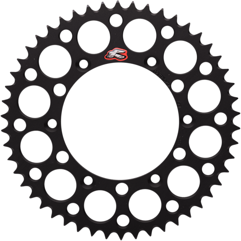RENTHAL 1211-0022 Rear Sprocket - Aluminum - 50 Tooth - Black - Suzuki