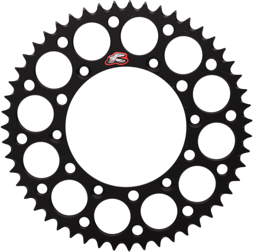 RENTHAL 1211-0023 Rear Sprocket - Aluminum - 51 Tooth - Black - Suzuki
