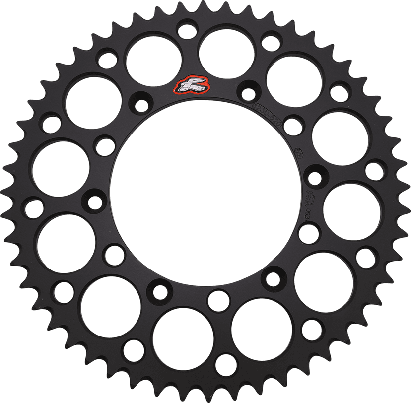 RENTHAL 1211-0024 Rear Sprocket - Aluminum - 52 Tooth - Black - Suzuki