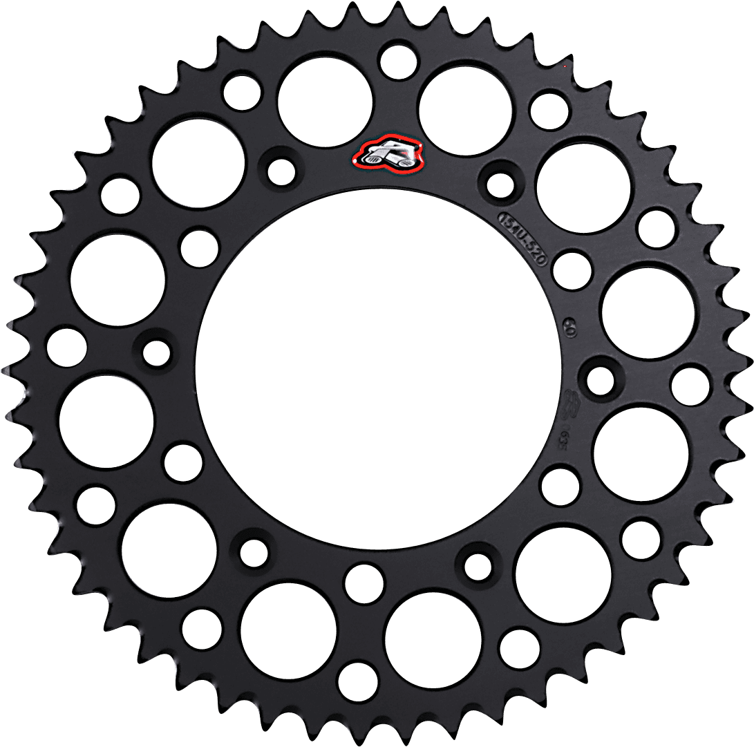 RENTHAL 1211-0032 Rear Sprocket - Aluminum - 50 Tooth - Black - Honda