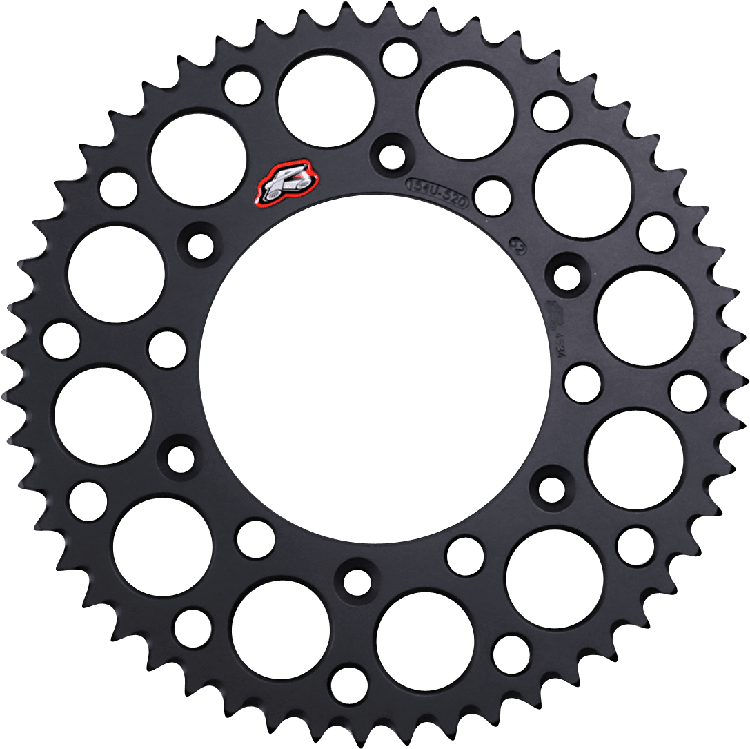 RENTHAL 1211-0034 Rear Sprocket - Aluminum - 52 Tooth - Black - Honda