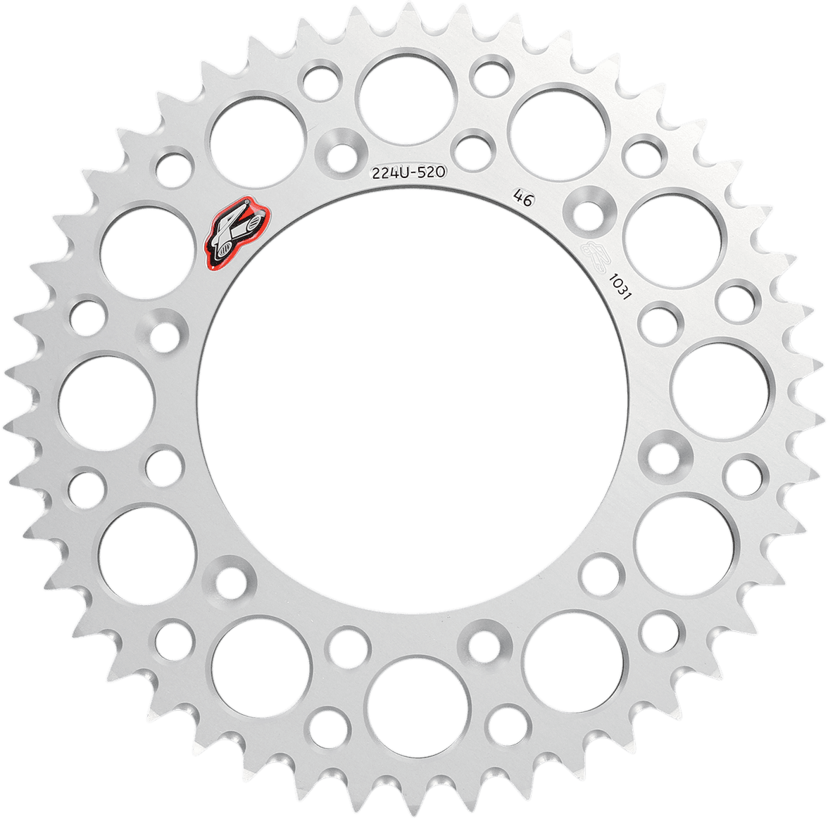 RENTHAL 1211-0079 Rear Sprocket - Aluminum - 46 Tooth - Silver