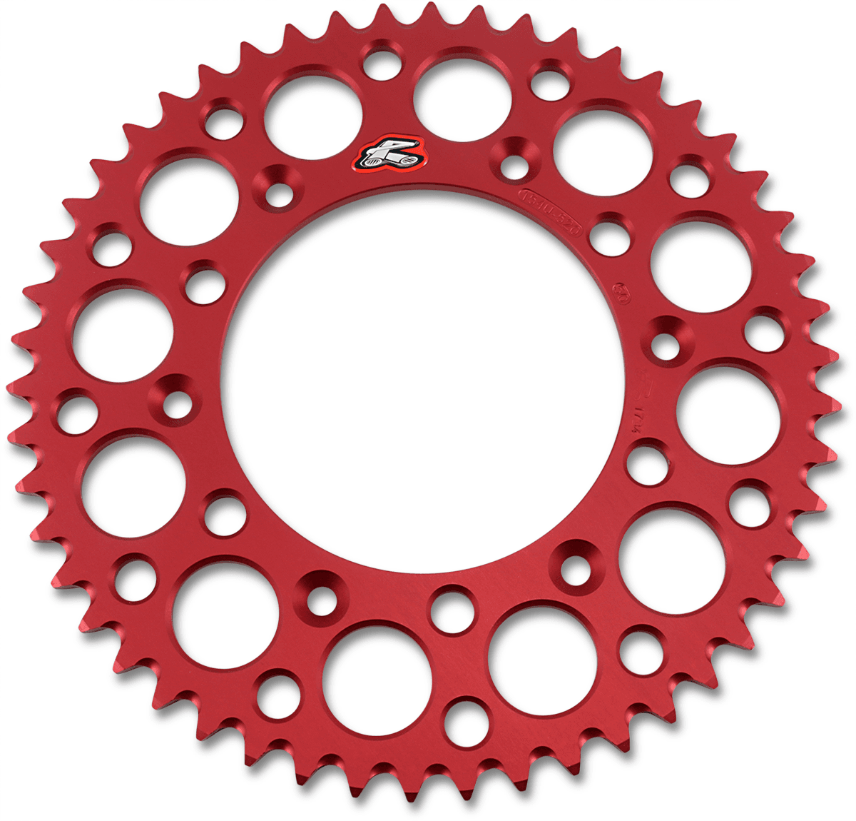 RENTHAL 1211-0160 Rear Sprocket - Aluminum - 49 Tooth - Red - Honda