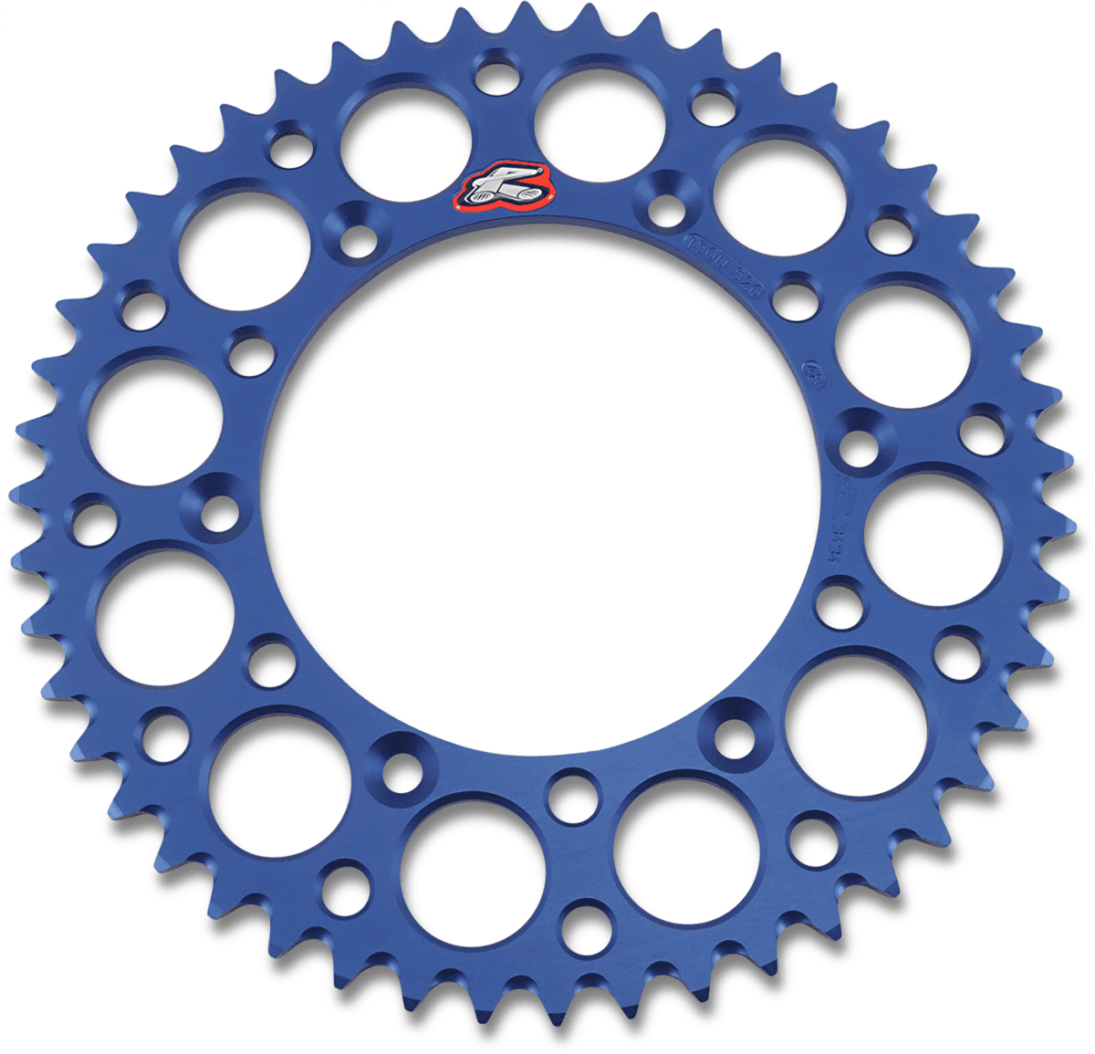 RENTHAL 1211-0164 Rear Sprocket - Aluminum - 48 Tooth - Blue - Yamaha