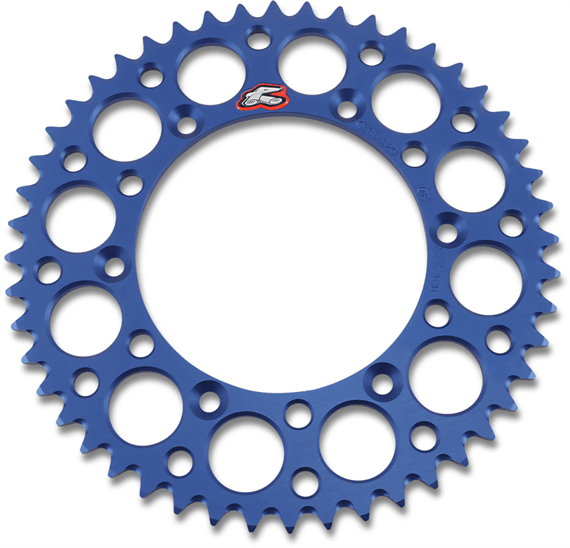 RENTHAL 1211-0164 Rear Sprocket - Aluminum - 48 Tooth - Blue - Yamaha