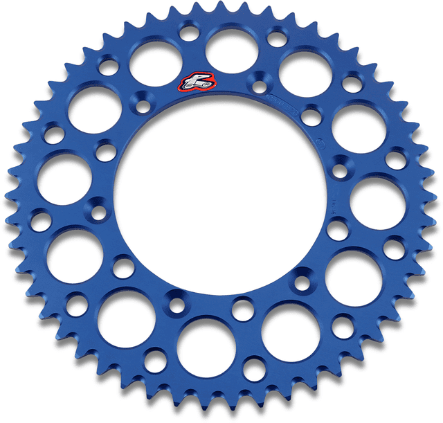 RENTHAL 1211-0167 Rear Sprocket - Aluminum - 51 Tooth - Blue - Yamaha
