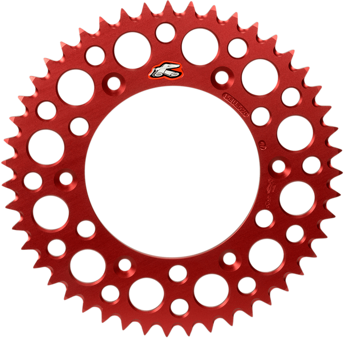 RENTHAL 1211-0291 Rear Sprocket - Aluminum - 55 Tooth - Red - Honda