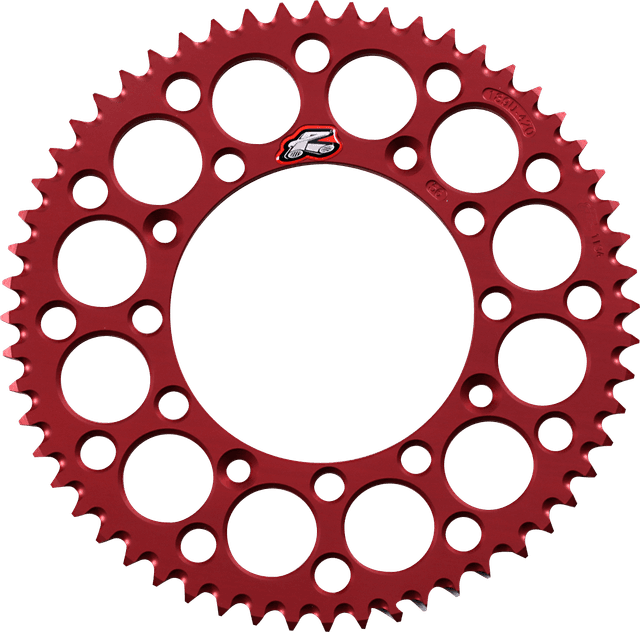 RENTHAL 1211-0292 Rear Sprocket - Aluminum - 56 Tooth - Red - Honda