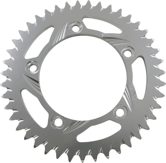 VORTEX 1211-0415 Rear Sprocket - Aluminum - 43 Tooth - Silver - Suzuki/Triumph