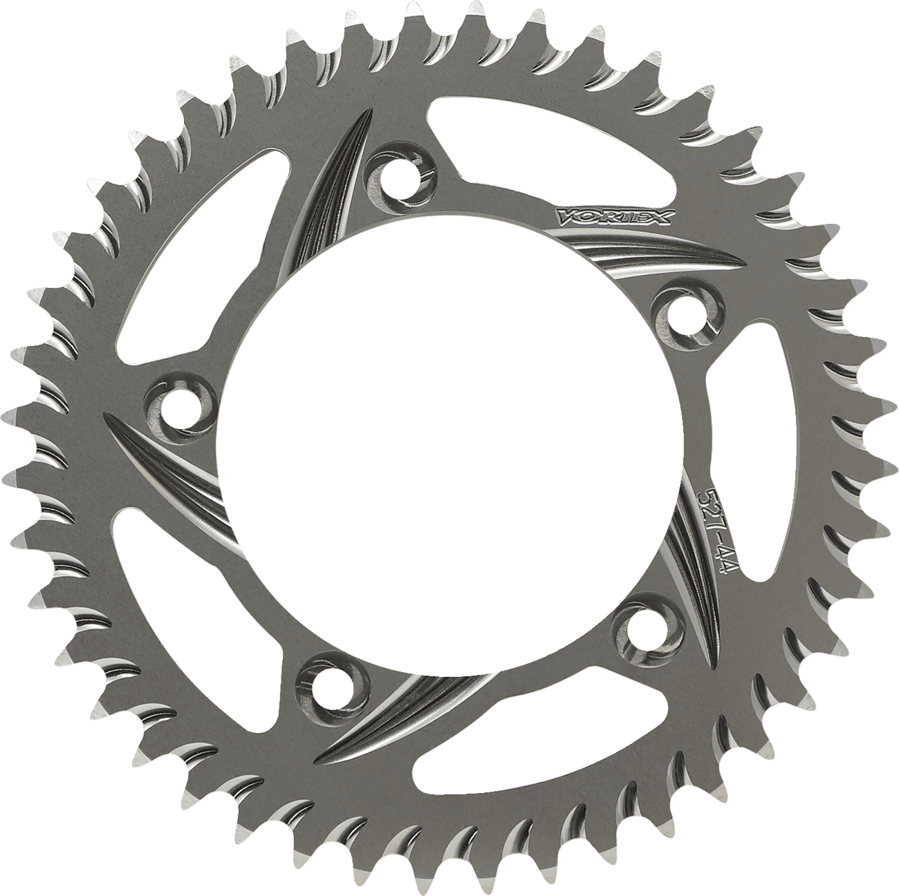 VORTEX 1211-0416 Rear Sprocket - Aluminum - 44 Tooth - Silver - Suzuki/Triumph