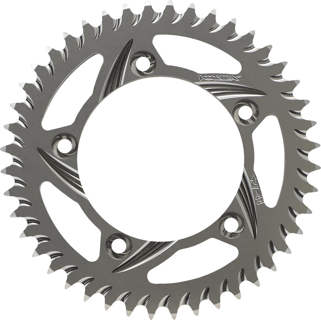 VORTEX 1211-0416 Rear Sprocket - Aluminum - 44 Tooth - Silver - Suzuki/Triumph