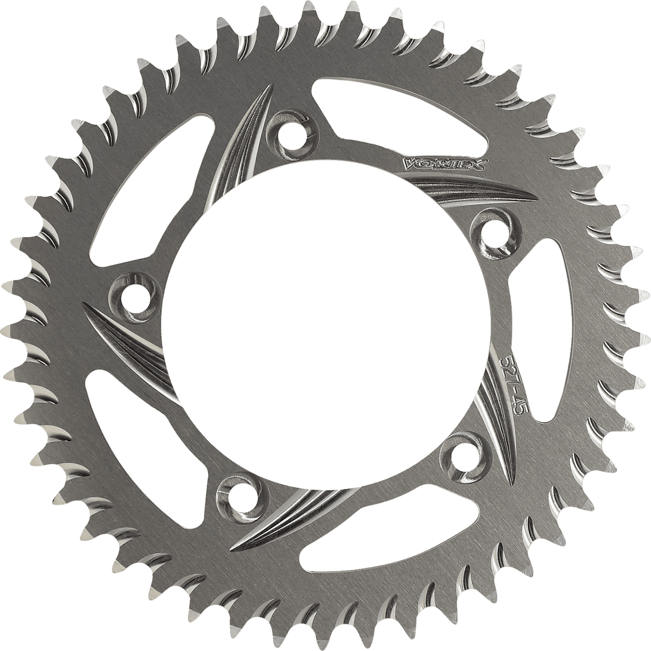 VORTEX 1211-0417 Rear Sprocket - Aluminum - 45 Tooth - Silver - Suzuki/Triumph