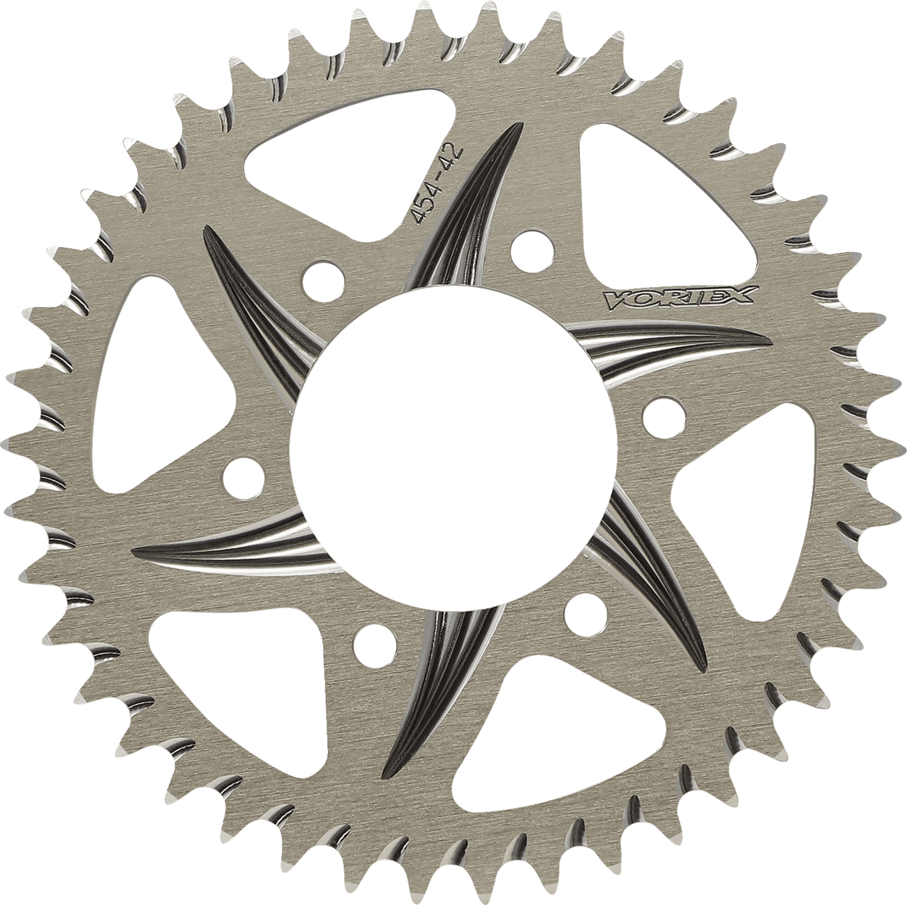 VORTEX 1211-0426 Rear Sprocket - Aluminum - 44 Tooth - Silver - Kawasaki
