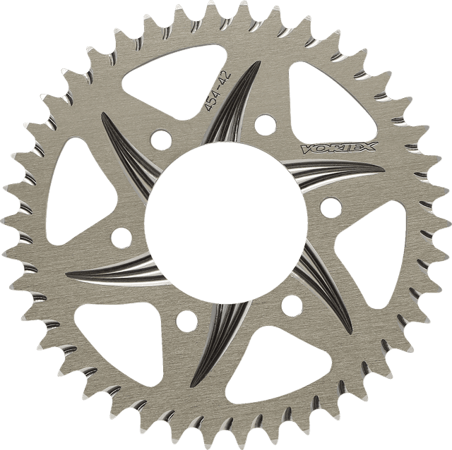 VORTEX 1211-0426 Rear Sprocket - Aluminum - 44 Tooth - Silver - Kawasaki