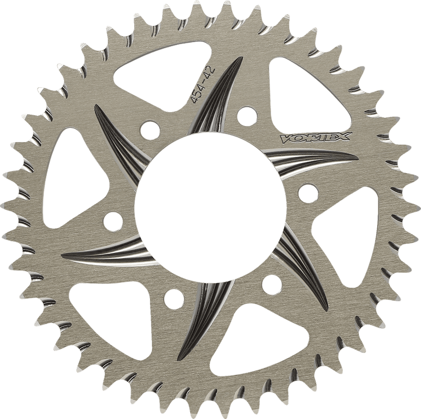 VORTEX 1211-0426 Rear Sprocket - Aluminum - 44 Tooth - Silver - Kawasaki