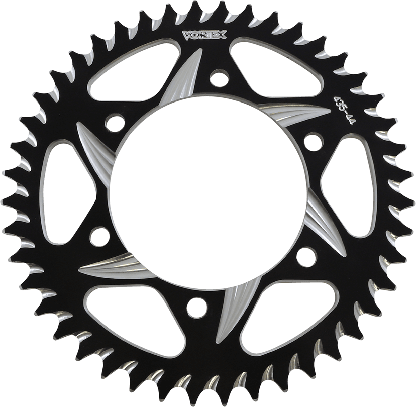 VORTEX 1211-1019 CAT5 Sprocket - Black - 44 Tooth