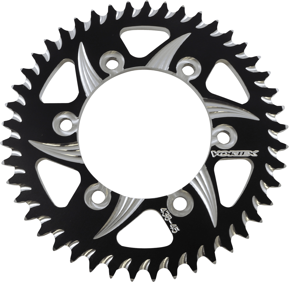 VORTEX 1211-1026 CAT5 Sprocket - Black - 45 Tooth