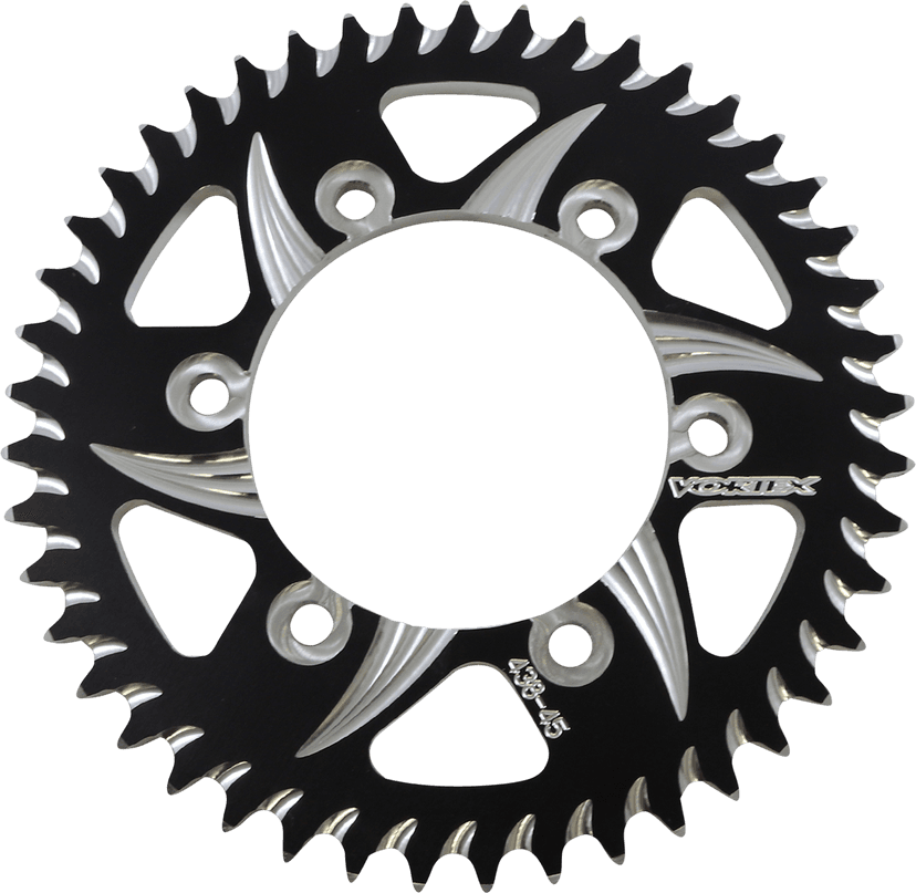 VORTEX 1211-1026 CAT5 Sprocket - Black - 45 Tooth