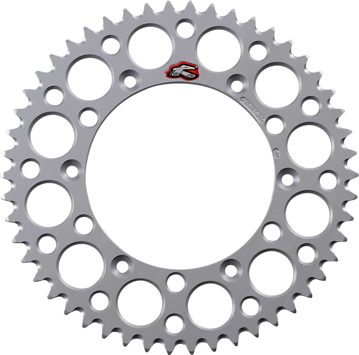 RENTHAL 1211-1142 Rear Sprocket - Aluminum - 50 Tooth - Silver - Husqvarna/Sherco/Gas Gas/Beta