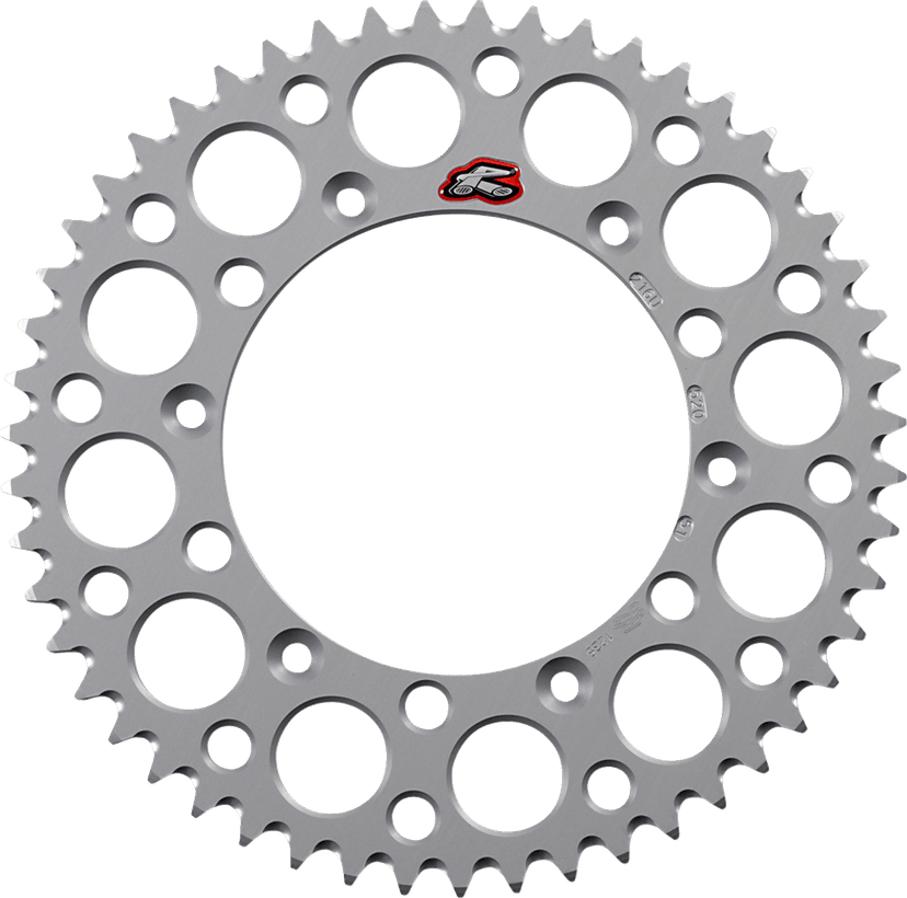 RENTHAL 1211-1143 Rear Sprocket - Aluminum - 51 Tooth - Silver - Husqvarna/Sherco/Gas Gas/Beta