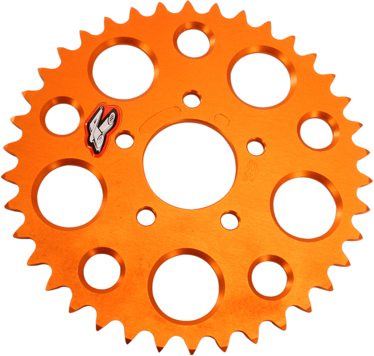 RENTHAL 1211-1201 Rear Sprocket - Aluminum - 38 Tooth - Orange - KTM
