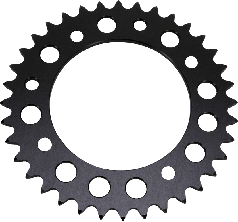 RENTHAL 1211-1208 Rear Sprocket - Aluminum - 36 Tooth - Black - Gas Gas/Husqvarna/KTM — image 2 of 2