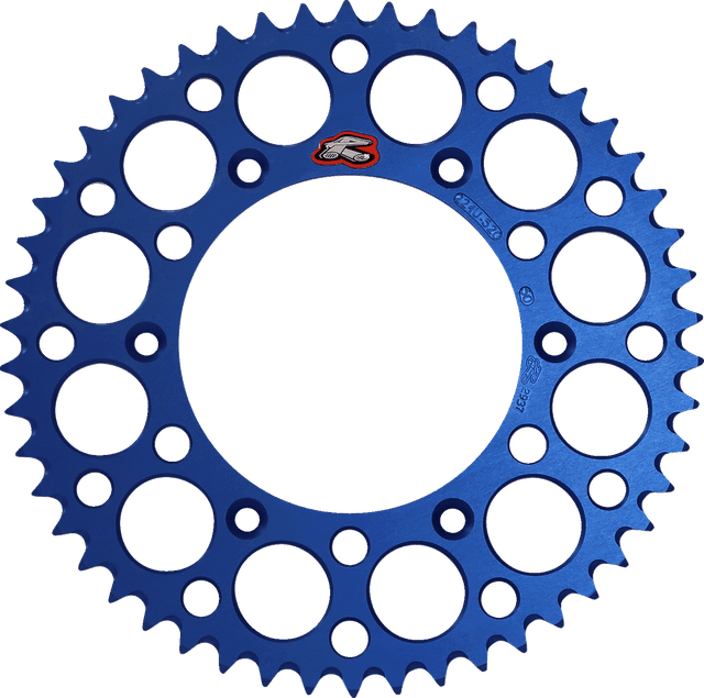 RENTHAL 1211-1333 Rear Sprocket - Aluminum - 50 Tooth - Blue