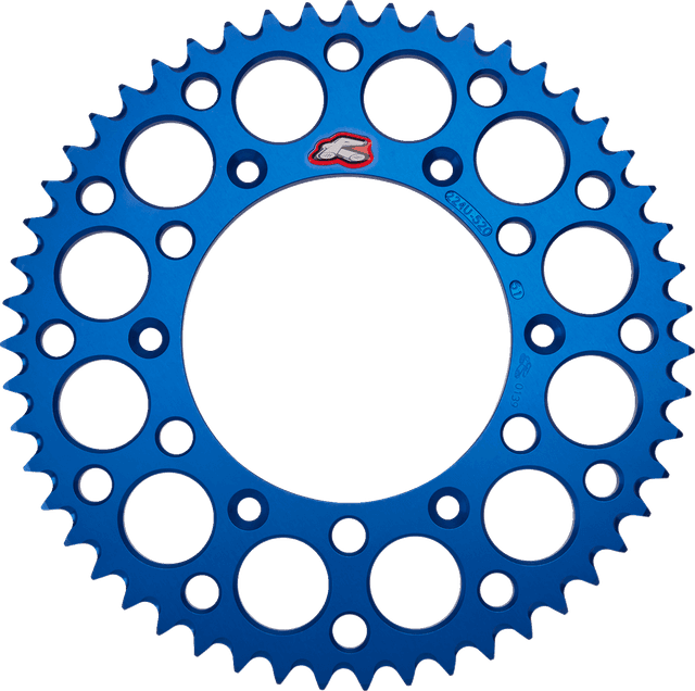 RENTHAL 1211-1334 Rear Sprocket - Aluminum - 51 Tooth - Blue