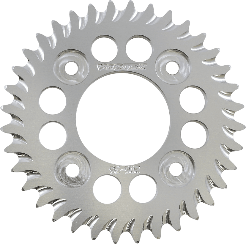 VORTEX 1211-1714 Aluminum Sprocket - Silver - Rear - 36 Tooth