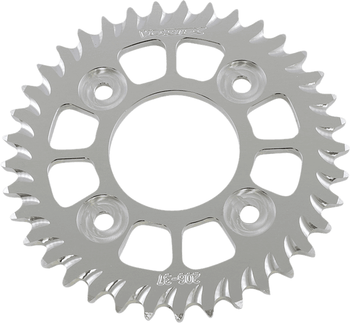 VORTEX 1211-1715 Aluminum Sprocket - Silver - Rear - 37 Tooth