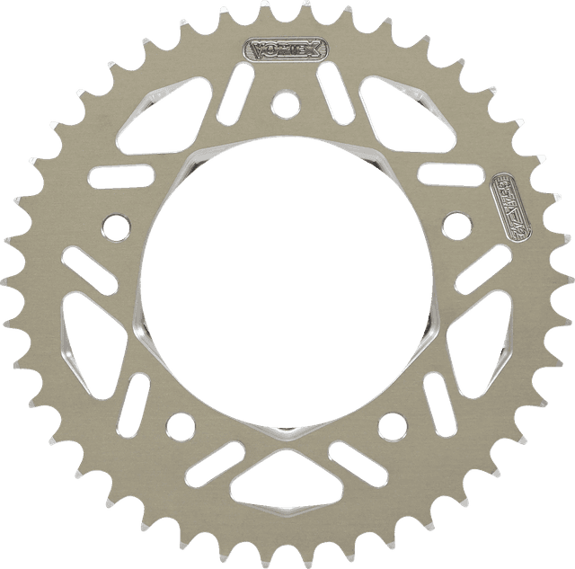 VORTEX 1211-1822 Aluminum Sprocket - Silver - Rear - 42 Tooth