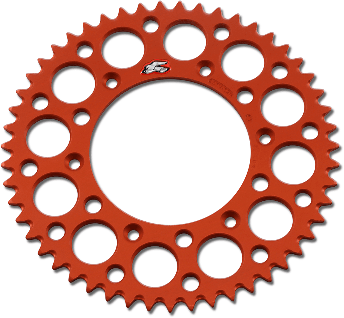 RENTHAL 1211-2477 Rear Sprocket - Aluminum - 51 Tooth - Orange