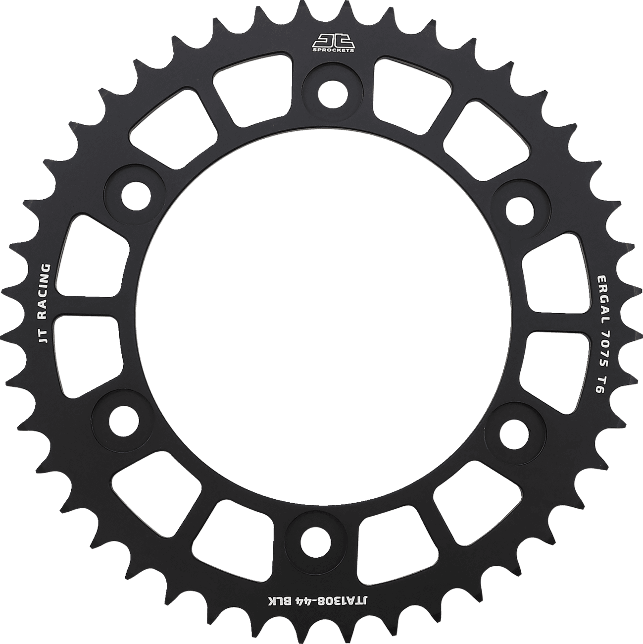 JT SPROCKETS 1211-2558 Rear Sprocket - Honda - Black - 44 Tooth