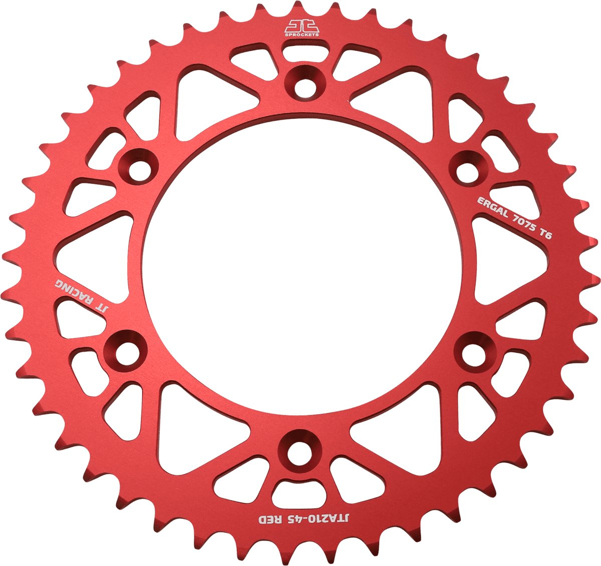JT SPROCKETS 1211-2565 Rear Sprocket - Honda - Red - 45 Tooth
