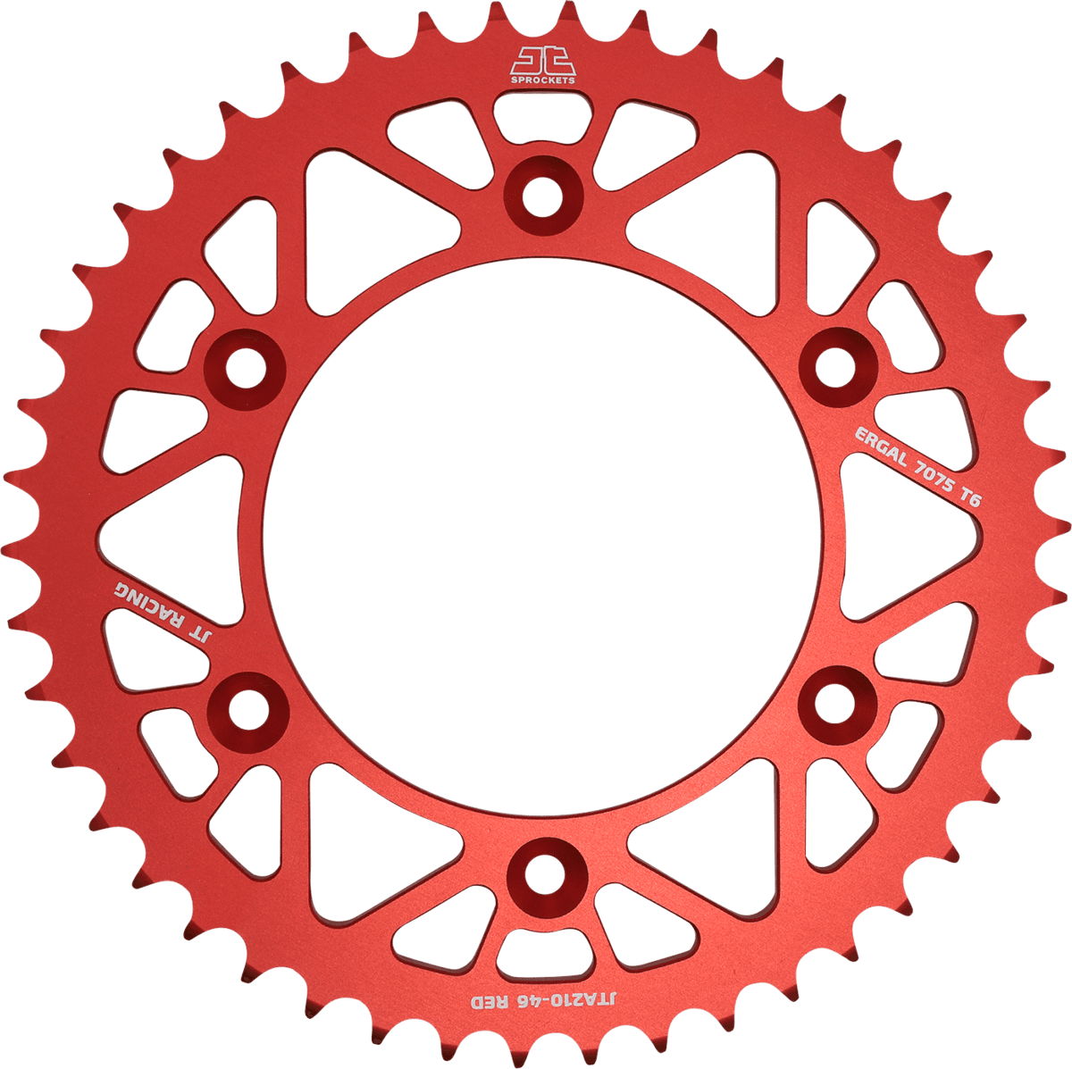 JT SPROCKETS 1211-2566 Rear Sprocket - Honda - Red - 46 Tooth