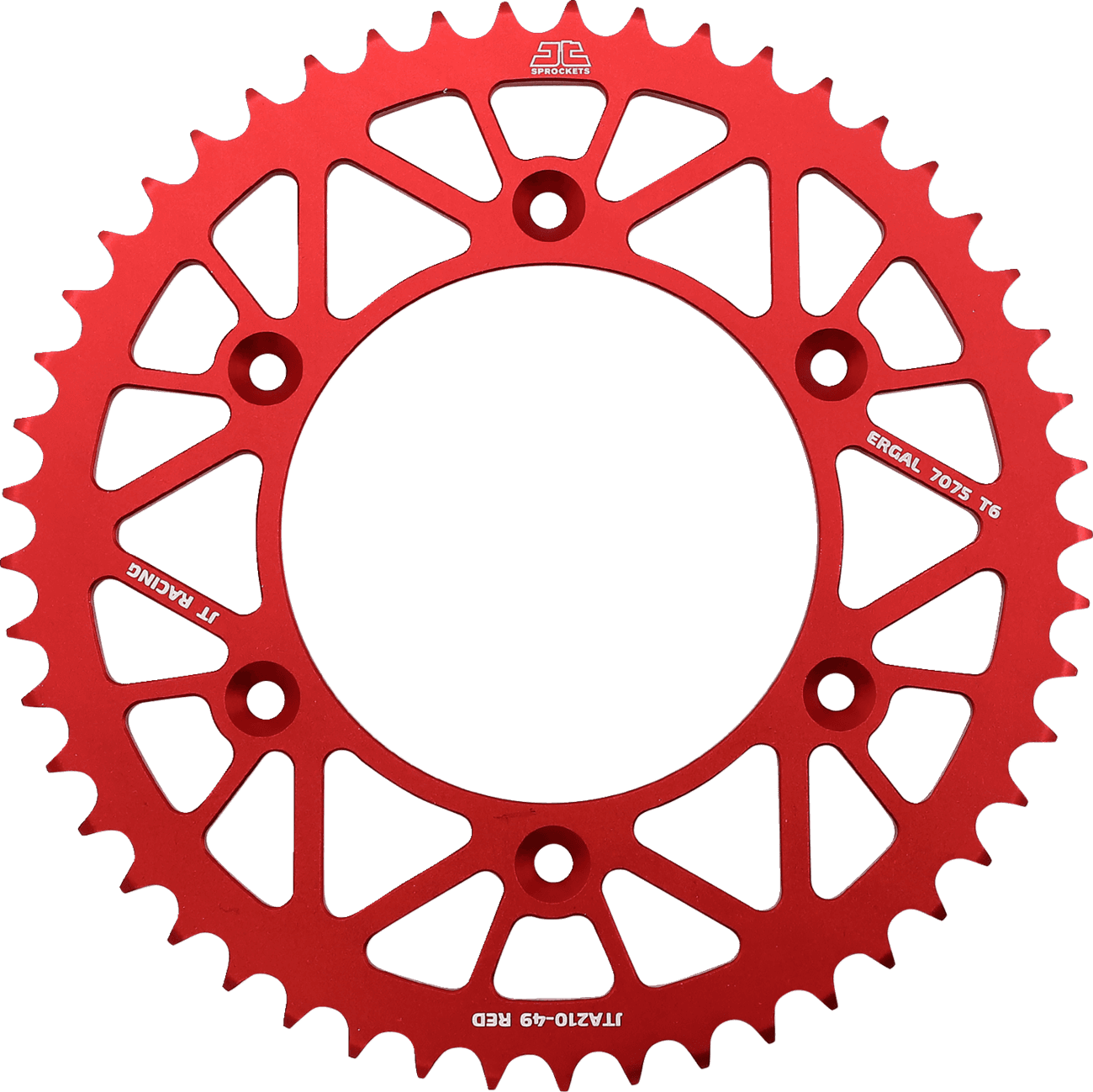 JT SPROCKETS 1211-2570 Rear Sprocket - Beta/Honda - Red - 49 Tooth